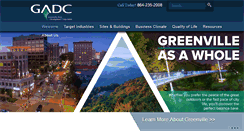 Desktop Screenshot of greenvilleeconomicdevelopment.com